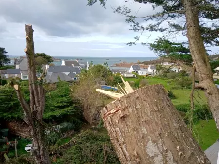 Jolie vue sur le bord de mer